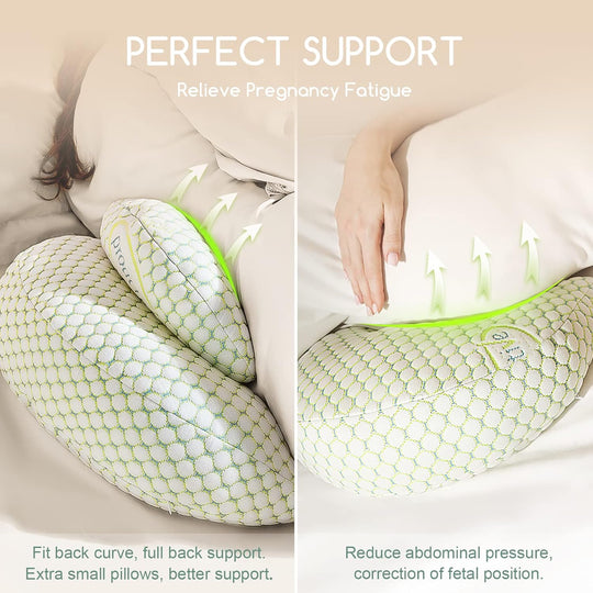 DreamBelly™ Schwangerschaftskissen – Optimale Unterstützung für Bauch & Rücken