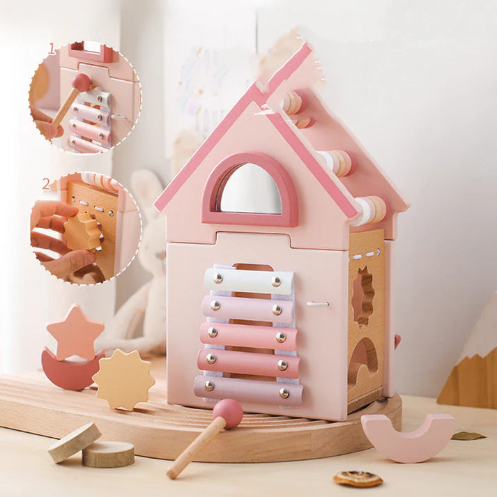 DreamNest™  - Montessori Holzspielzeughaus
