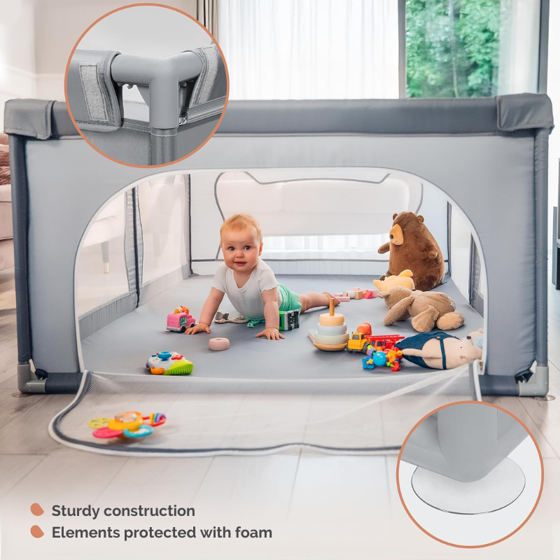 Milo & Moon Lionelo Willow XL - Babylaufstall - von 0-48 Monaten