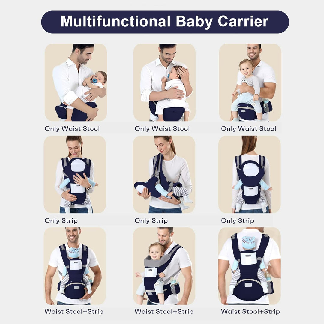BabyCarrier™ 6-in-1 – Unisex Babytrage mit Stauraum & Ergonomie