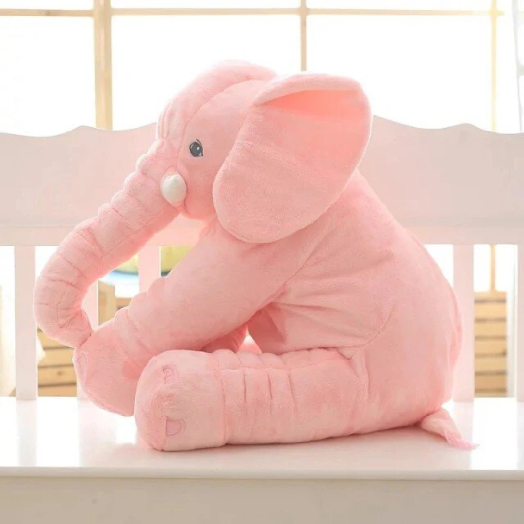 CuddlePhant™ Plüsch-Elefantenkissen – Sanftes Kuscheltier & Schlafbegleiter