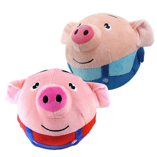 BouncySnout™ – Plüschschwein – Interaktiver Spielzeugball