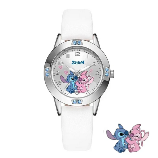 StitchTime™ – Disney Stitch & Mickey Minnie Quartz Watch