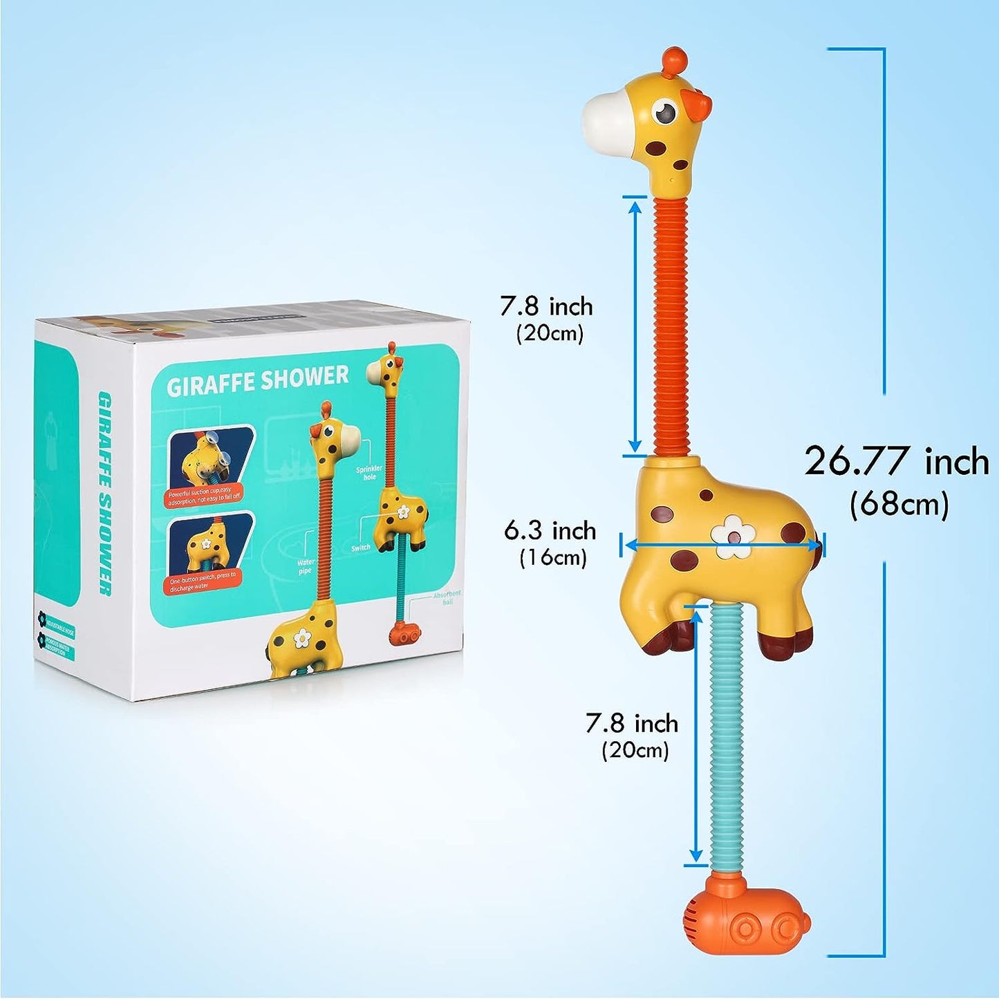 RainyRaffi™ - Bunter Wasserbrunnen - Badespielzeug
