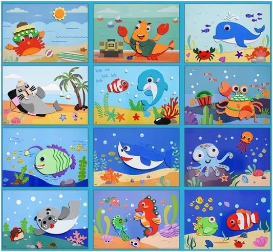 StickieTales™ – Kreative 3D-Sticker-Puzzles aus Schaumstoff