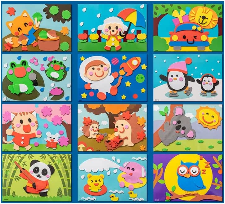 StickieTales™ – Kreative 3D-Sticker-Puzzles aus Schaumstoff