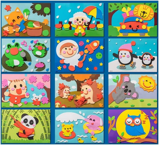 StickieTales™ – Kreative 3D-Sticker-Puzzles aus Schaumstoff