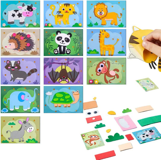 StickieTales™ – Kreative 3D-Sticker-Puzzles aus Schaumstoff