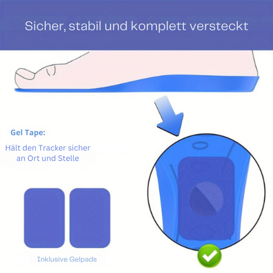 MiloTrack -GPS Kinderschuhsohle
