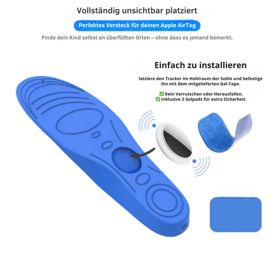 MiloTrack -GPS Kinderschuhsohle