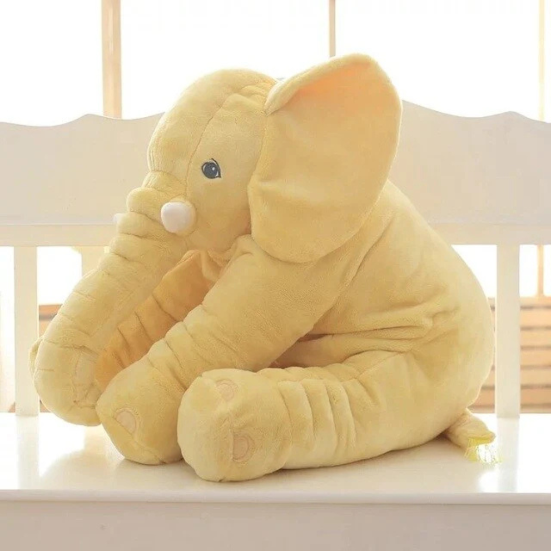 CuddlePhant™ Plüsch-Elefantenkissen – Sanftes Kuscheltier & Schlafbegleiter