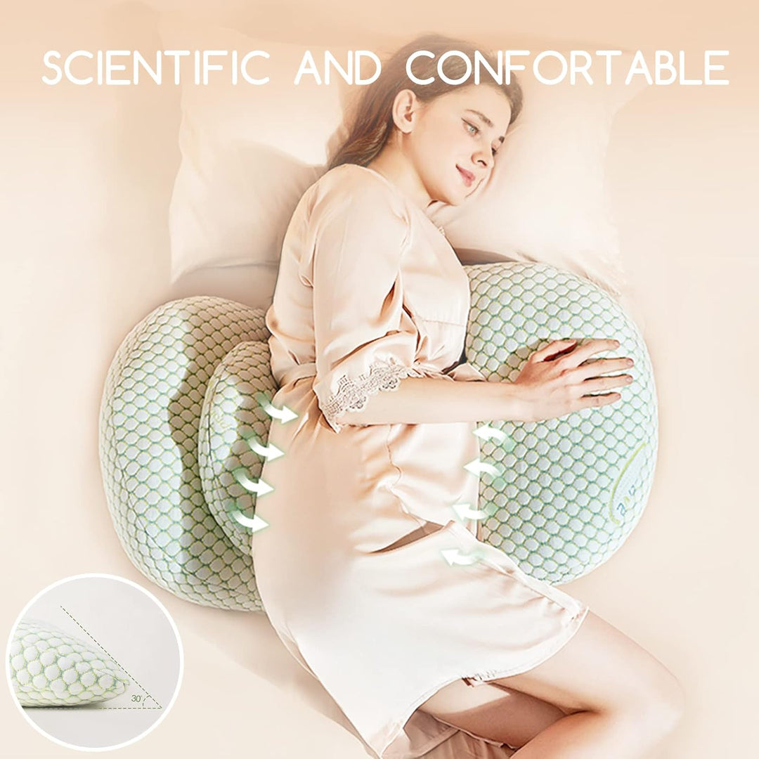 DreamBelly™ Schwangerschaftskissen – Optimale Unterstützung für Bauch & Rücken
