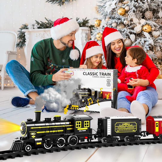 SteamDream™ – Magisches klassisches Dampfeisenbahn-Set für Kinder