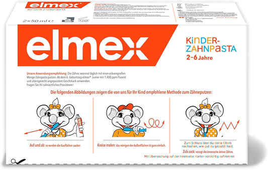 elmex Kindertandpasta 2-6 Jahre, 6-12 Jahre