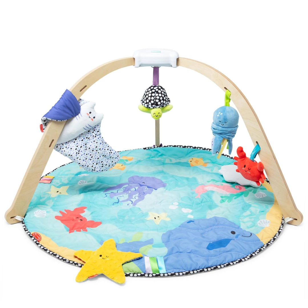 OceanPlay™ – Holz-Babygym mit Lernspielmatte