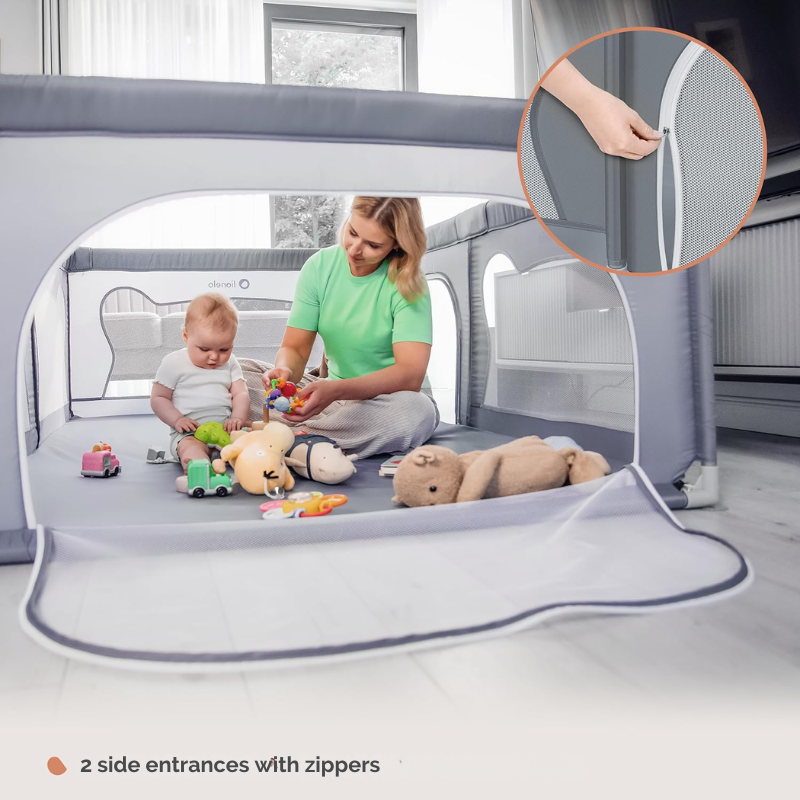 Milo & Moon Lionelo Willow XL - Babylaufstall - von 0-48 Monaten
