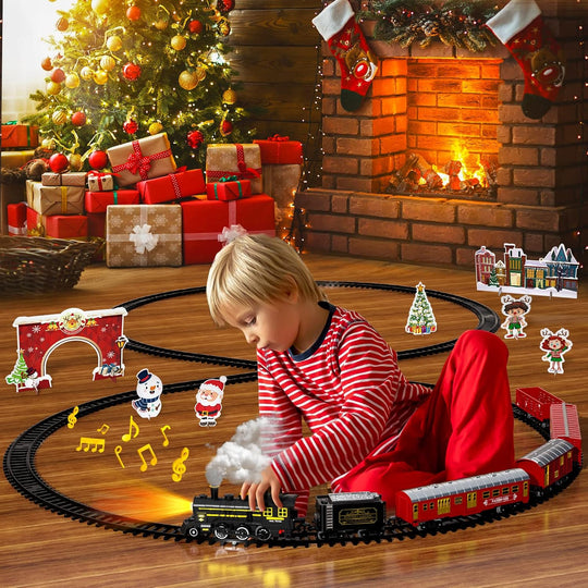 SteamDream™ – Magisches klassisches Dampfeisenbahn-Set für Kinder