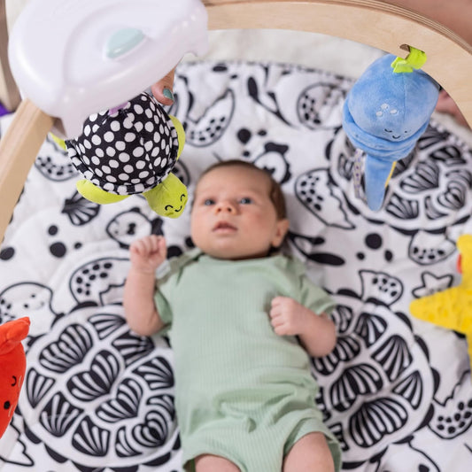 OceanPlay™ – Holz-Babygym mit Lernspielmatte