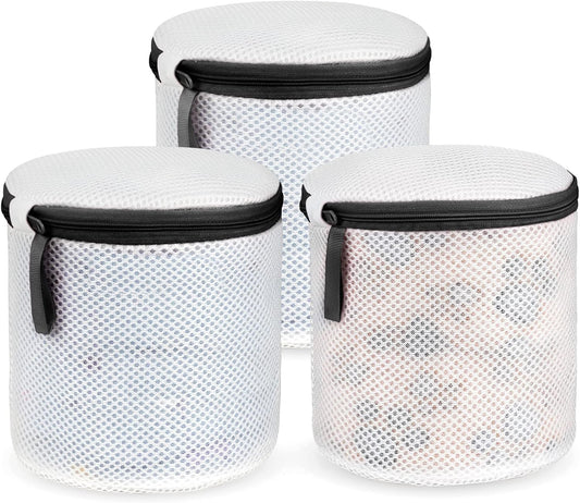 wiederverwendbarer Wäschesack mit Reißverschluss für BHs, Kleidung, Socken, Babykleidung