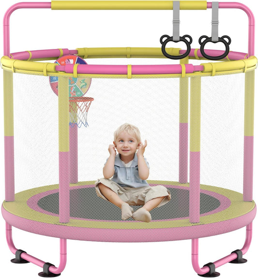 Milo & Moon - Multifunktionales Kindertrampolin mit Sicherheitsnetz