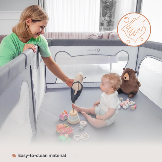 Milo & Moon Lionelo Willow XL - Babylaufstall - von 0-48 Monaten