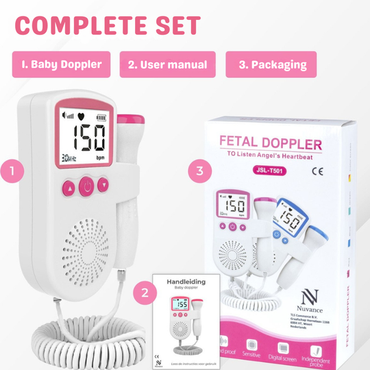 HeartMate™ Schwangerschafts-Doppler – Herzschlag deines Babys hören