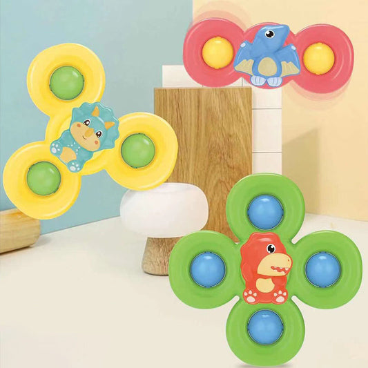 Spin & Play™ – Sensorisches Baby-Spinner-Set (3 Stück)