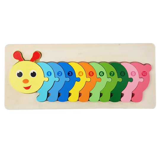 AnimalPuzzle™ Lern-Holzpuzzle Kinderspielzeug für Chind