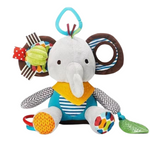Baby-Kuscheltier mit Rassel & Silikon-Beißring