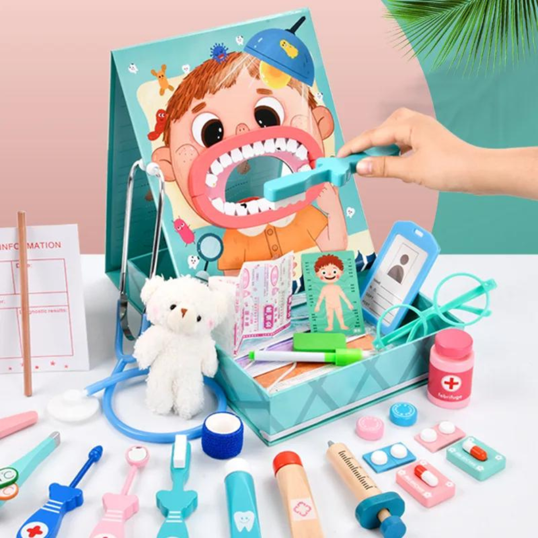LittleDentist™ – Pädagogisches Rollenspiel für Kinder mit Zahnärzte-Set