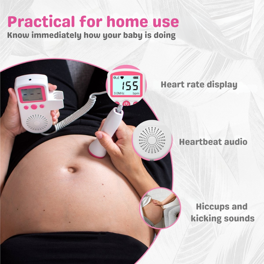 HeartMate™ Schwangerschafts-Doppler – Herzschlag deines Babys hören