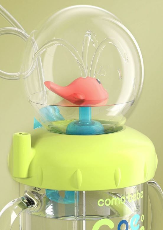 TinyTummy™ – Baby-Trinkflasche mit Walfontäne
