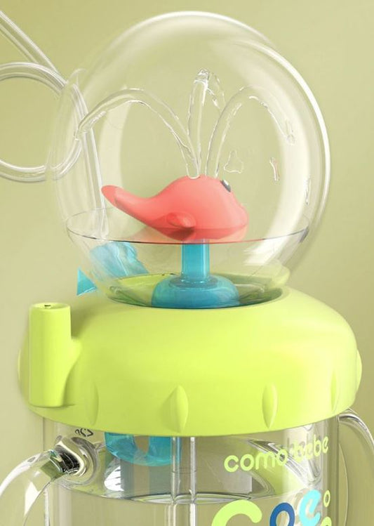 TinyTummy™ – Baby-Trinkflasche mit Walfontäne