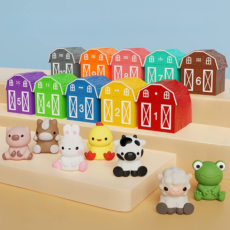 LittleFarmFriends™ - Montessori-inspirierter Bauernhof - Tierspielzeug
