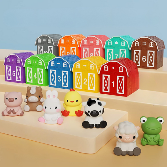 LittleFarmFriends™ - Montessori-inspirierter Bauernhof - Tierspielzeug