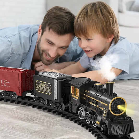 SteamDream™ – Magisches klassisches Dampfeisenbahn-Set für Kinder
