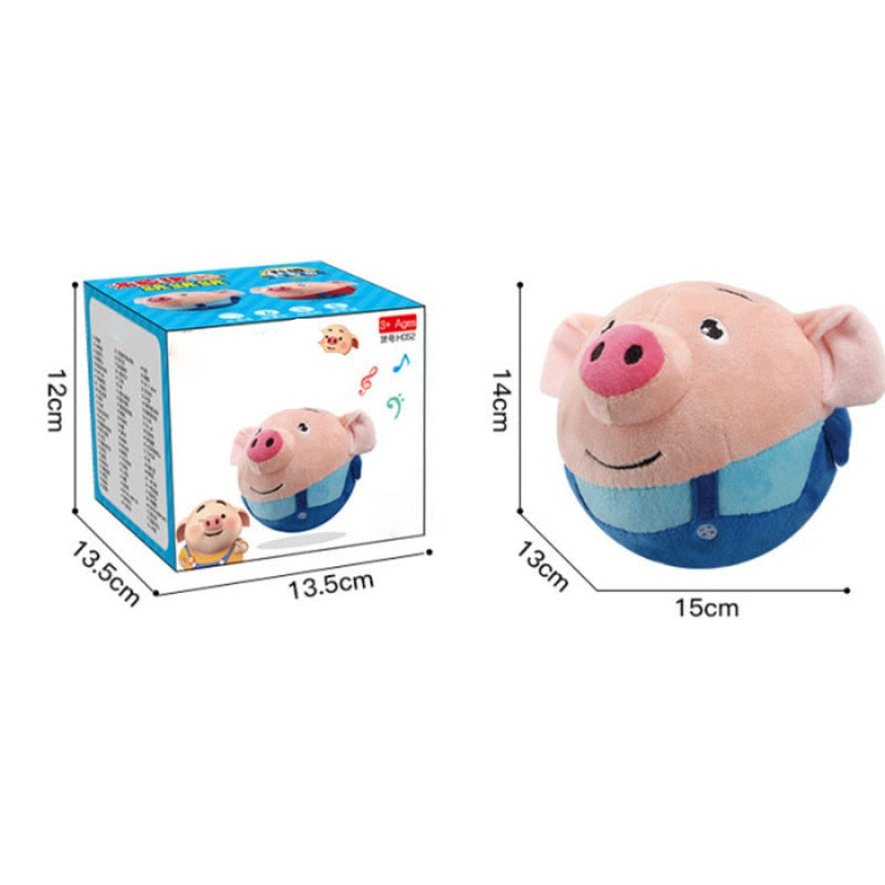 BouncySnout™ – Plüschschwein – Interaktiver Spielzeugball