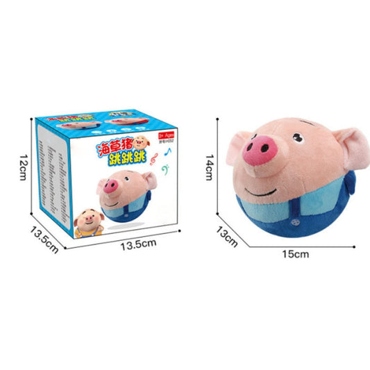BouncySnout™ – Plüschschwein – Interaktiver Spielzeugball