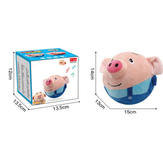 BouncySnout™ – Plüschschwein – Interaktiver Spielzeugball