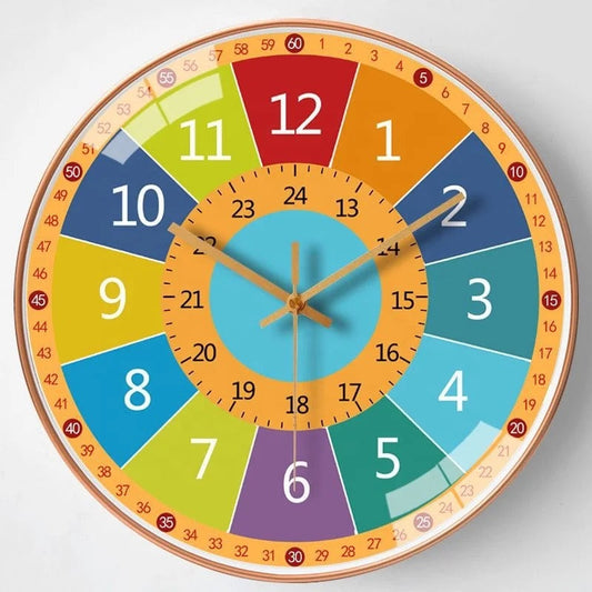 TimeBuddy™ - Kinderwanduhr - Lerne die Uhrzeit abzulesen