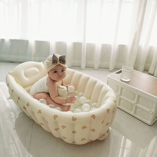 AquaNest™ | Aufblasbare Babybadewanne