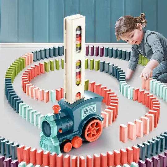 DominoExpress™ – Der automatische Domino-Zug für Kinder