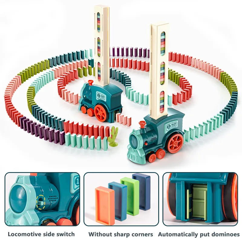 DominoExpress™ – Der automatische Domino-Zug für Kinder
