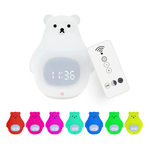 Bären Kinderwecker mit LED-Nachtlicht