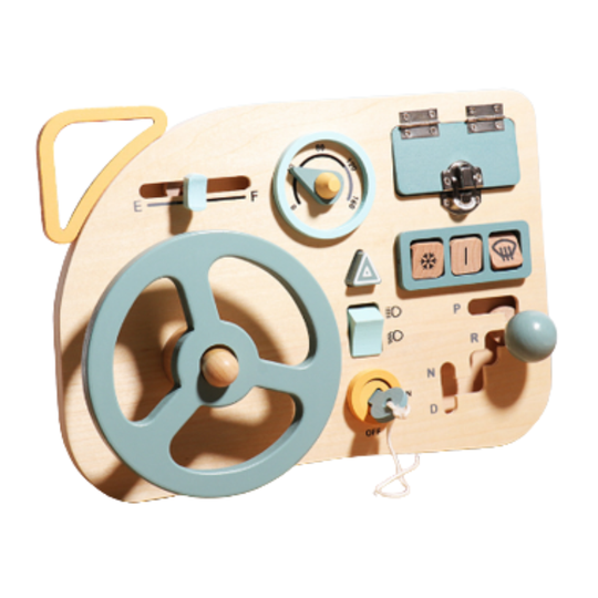 LittleDriver™ - Montessori - Holz-Lenkradspielzeug