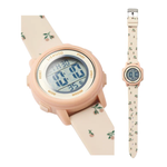 PeachTime™ Kinderuhr – Pfirsich Muschel-Design für Kinder