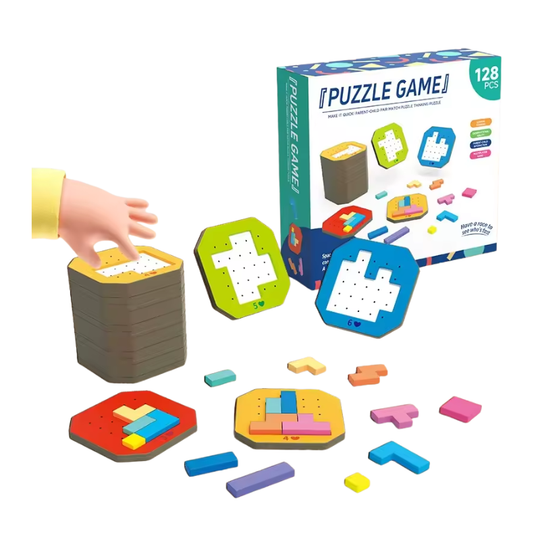 BrainBuilders™ – Buntes Block-Puzzlespiel