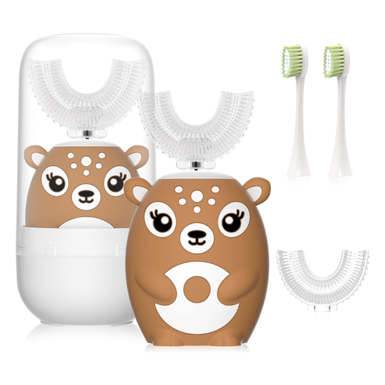 MiloBrush™ Deer Edition – Automatischä Chindertandbürschtli (0–6 Jahr)