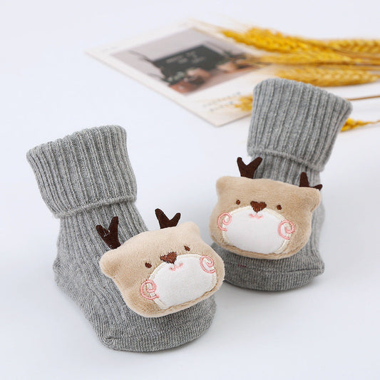 Plüsch-Sockenschuhe für Babys