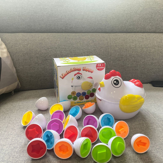 Montessori Matching Eggs - Pädagogisches Geschenk für Kinder